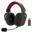 Headset Gamer Redragon H510-Pro Zeus Rgb Wireless 7.1 53mm Preto