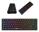 Teclado Gamer Evolut Fay Eg211 60% Backlight Luz Rainbow Rgb Cor Preto