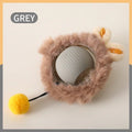 Bola interativa para gatos, bola rolante automática com cauda falsa, recarregável, brinquedo elétrico inteligente para treinamento de cães e gatos, imita um rato.