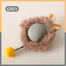 Bola interativa para gatos, bola rolante automática com cauda falsa, recarregável, brinquedo elétrico inteligente para treinamento de cães e gatos, imita um rato.