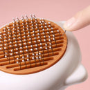 Escova para higiene e cuidados com gatos, removedor de pelos, escova de limpeza, escova mágica de massagem para gatinhos, escova para remoção de pelos de cães.
