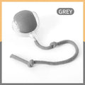 Bola interativa para gatos, bola rolante automática com cauda falsa, recarregável, brinquedo elétrico inteligente para treinamento de cães e gatos, imita um rato.