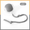Bola interativa para gatos, bola rolante automática com cauda falsa, recarregável, brinquedo elétrico inteligente para treinamento de cães e gatos, imita um rato.
